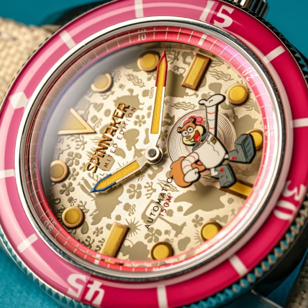 FLEUSS Otomatik SP-5160-03 Spongebob Squarepants Frenemies Limited Edition (Miyota 8245 Mekanizmalı) Erkek Kol Saati