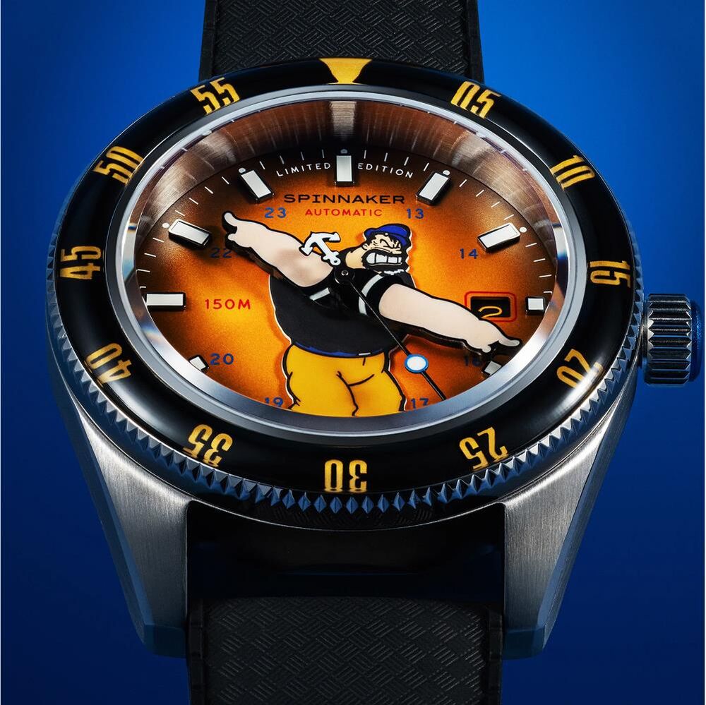 FLEUSS Otomatik SP-5161-01 Popeye Bronemies Limited Edition (Seiko NH35 Mekanizmalı) Erkek Kol Saati