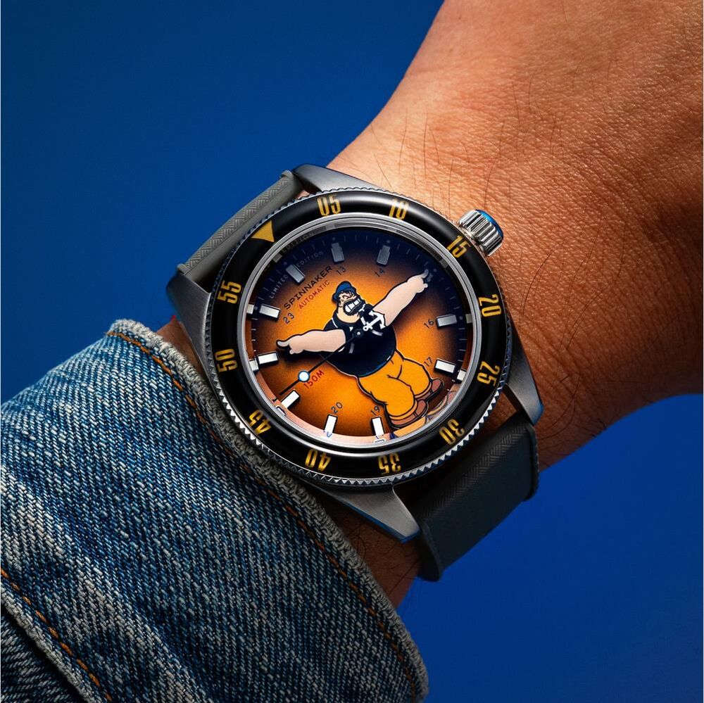 FLEUSS Otomatik SP-5161-01 Popeye Bronemies Limited Edition (Seiko NH35 Mekanizmalı) Erkek Kol Saati