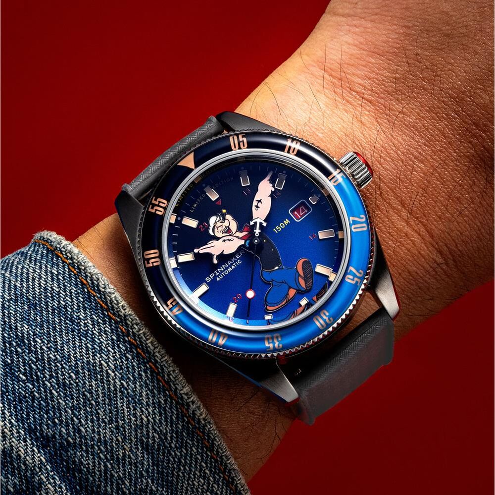 FLEUSS Otomatik SP-5161-02 Popeye Bronemies Limited Edition (Seiko NH35 Mekanizmalı) Erkek Kol Saati