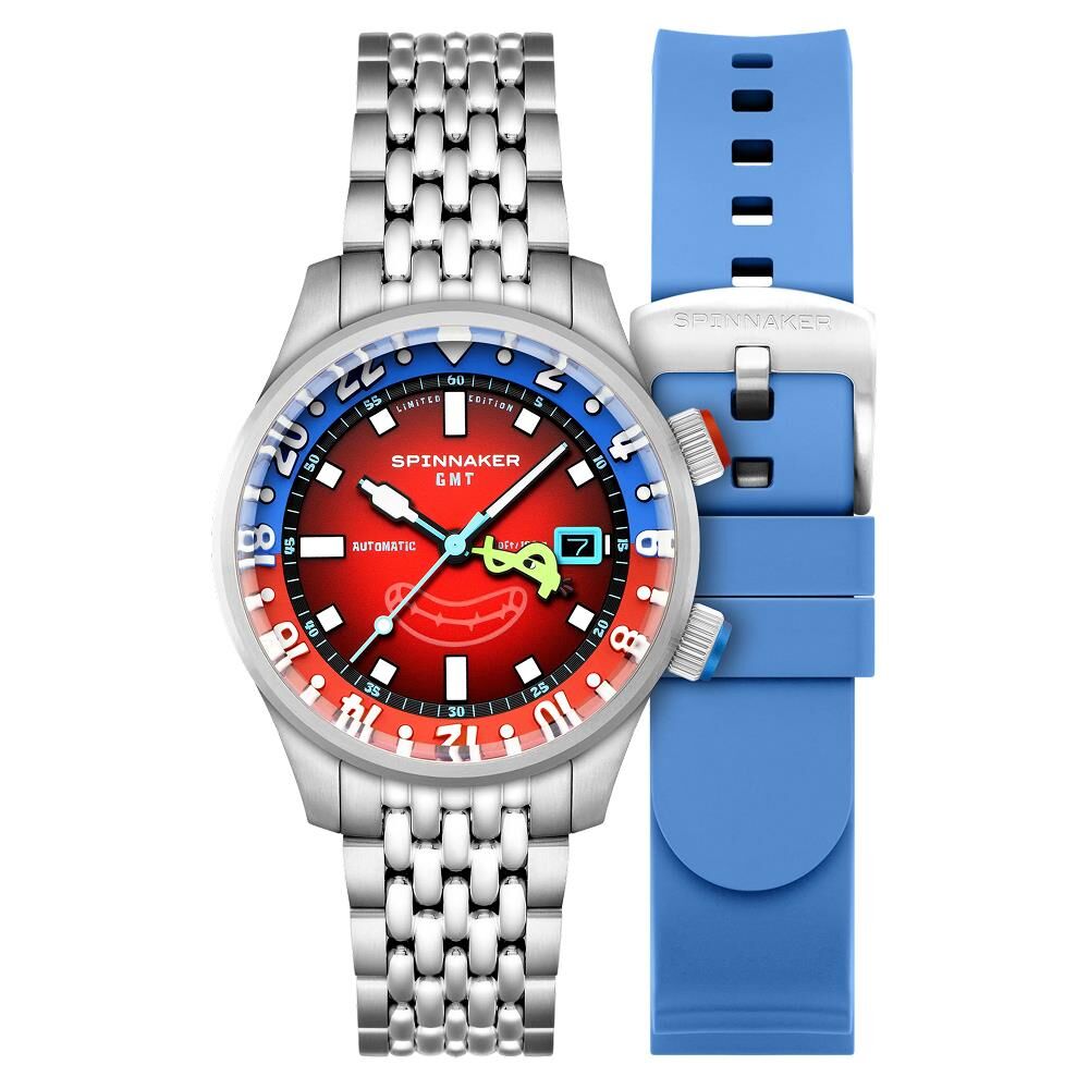 BRADNER GMT Otomatik SP-5162-22 Spongebob Squarepants Bubbly Grins Limited Edition (Seiko NH34 Mekanizmalı) Erkek Kol Saati