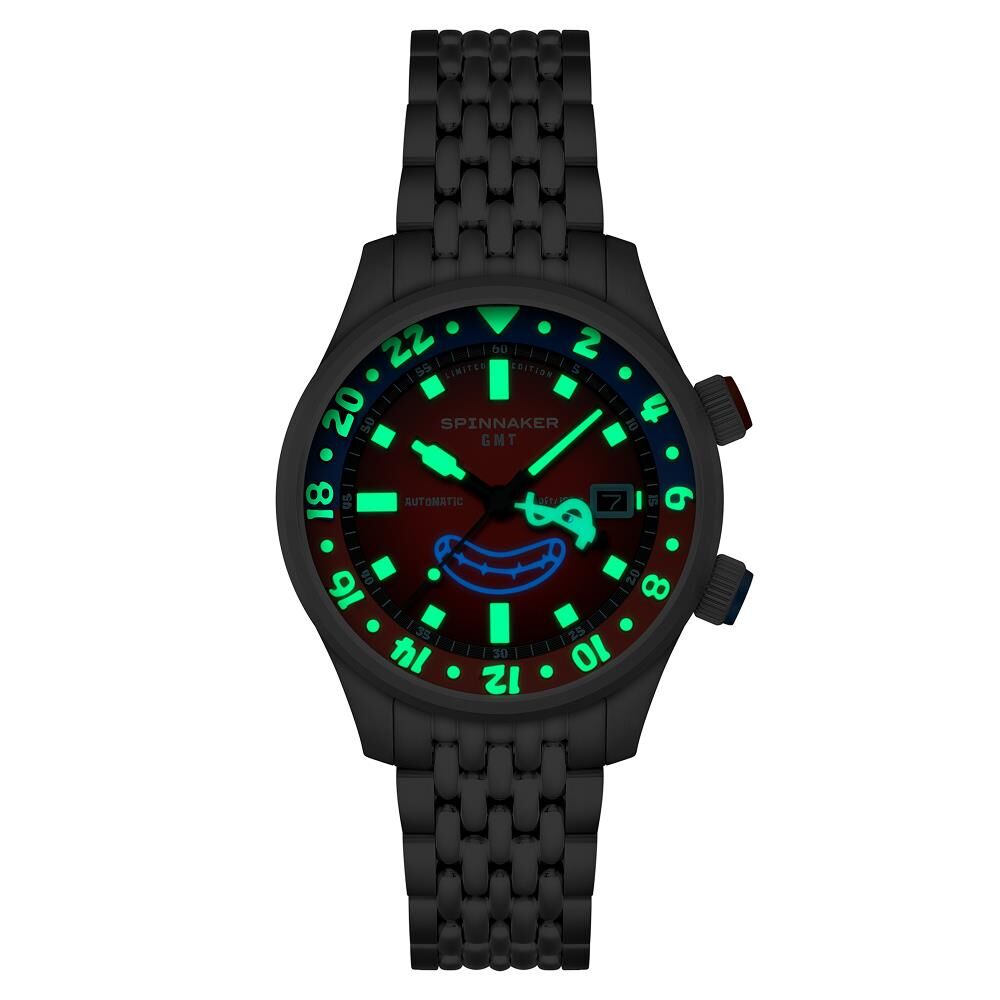 BRADNER GMT Otomatik SP-5162-22 Spongebob Squarepants Bubbly Grins Limited Edition (Seiko NH34 Mekanizmalı) Erkek Kol Saati