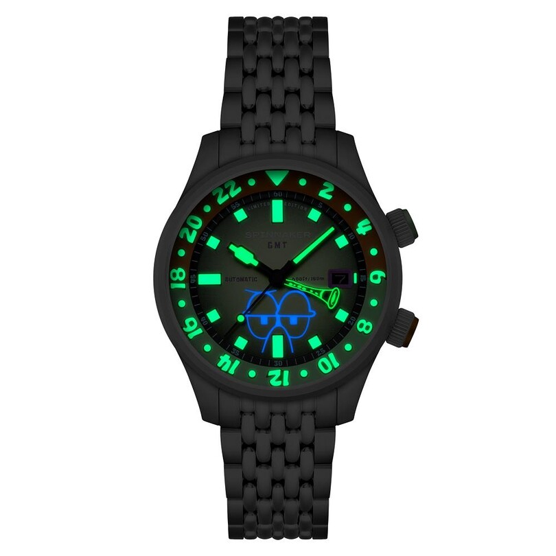 BRADNER GMT Otomatik SP-5162-33 Spongebob Squarepants Bubbly Grins Limited Edition (Seiko NH34 Mekanizmalı) Erkek Kol Saati - Thumbnail