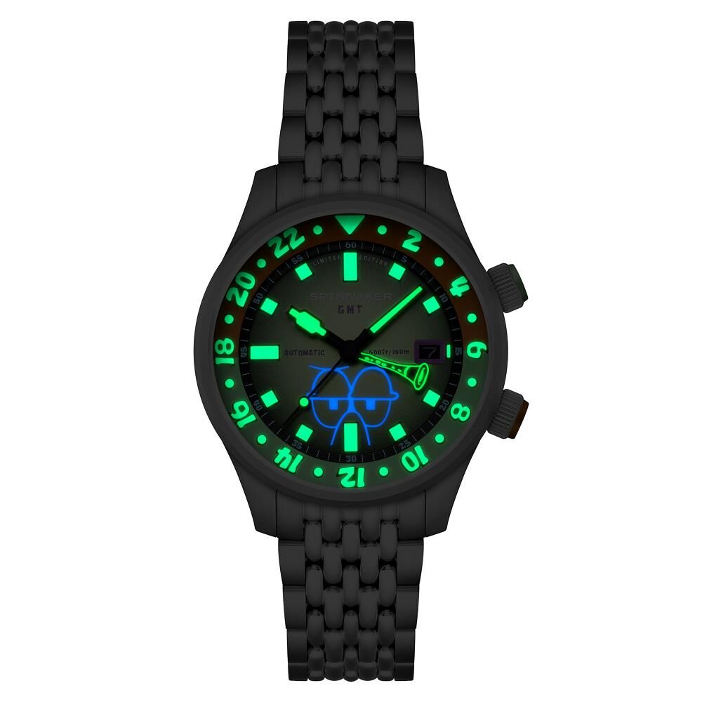 BRADNER GMT Otomatik SP-5162-33 Spongebob Squarepants Bubbly Grins Limited Edition (Seiko NH34 Mekanizmalı) Erkek Kol Saati