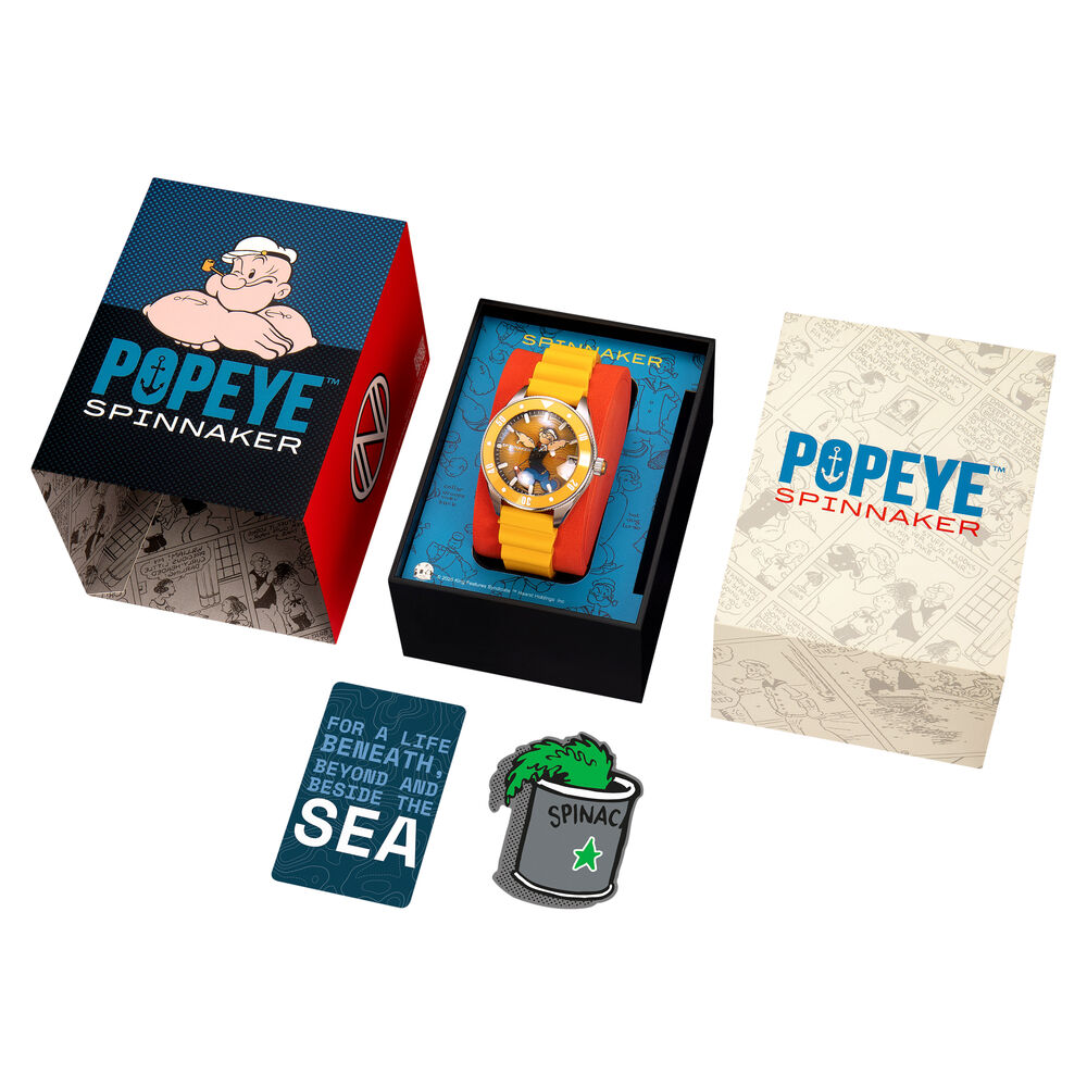 CHALLENGER SP-5163-01 POPEYE ANCHOR ARMS LIMITED EDITION Otomatik (Seiko NH35 Mekanizmalı) Erkek Kol Saati