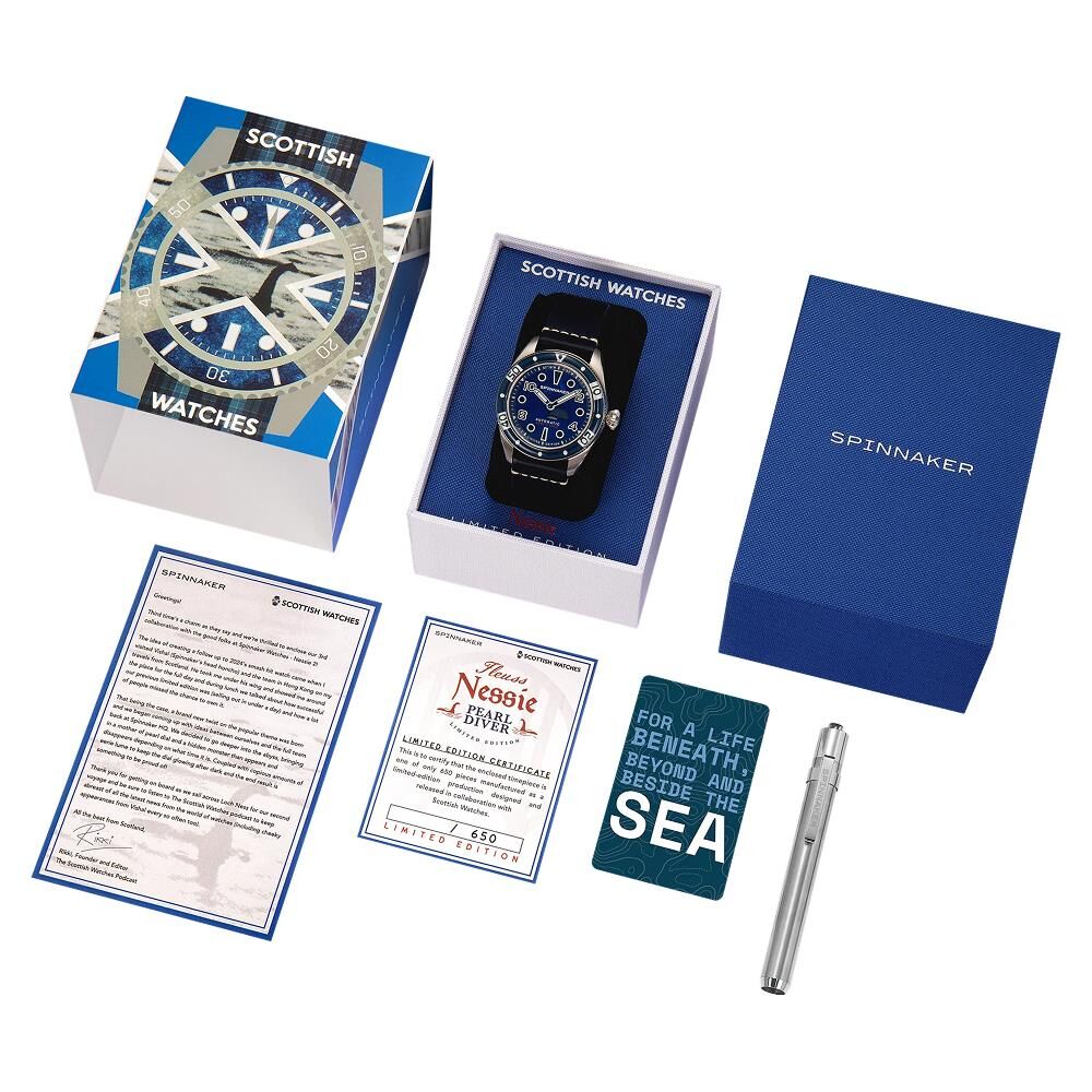 FLEUSS Otomatik SP-5168-01 Nessie Pearl Diver Limited Edition (Citizen Miyota 8245 Mekanizmalı) Erkek Kol Saati