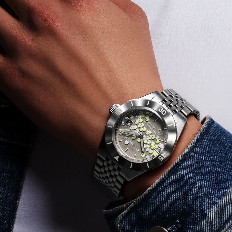  FLEUSS SECONDE / SECONDE 2025 EDITION SP-5170-11B (Seiko NH35 Mekanizmalı) Erkek Kol Saati - Thumbnail