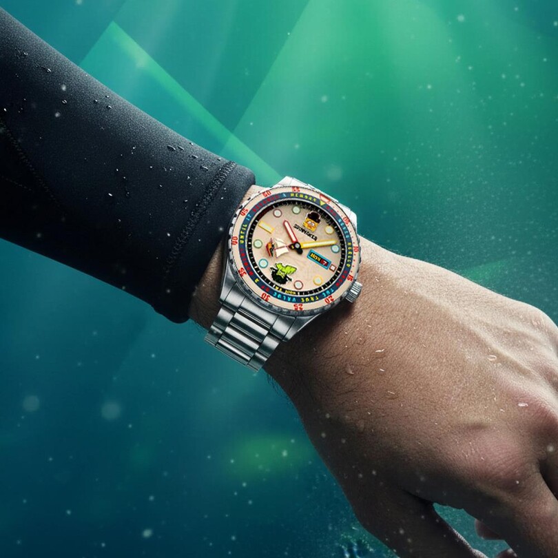 HASS SPONGEBOB SEARCH FOR SQUAREPANTS LIMITED EDITION SP-5171-11 Otomatik (Citizen Miyota 8205 Mekanizmalı) Erkek Kol Saati - Thumbnail