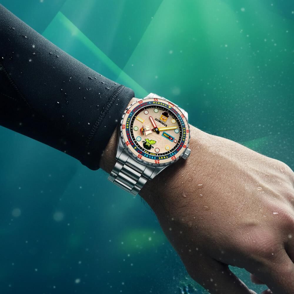 HASS SPONGEBOB SEARCH FOR SQUAREPANTS LIMITED EDITION SP-5171-11 Otomatik (Citizen Miyota 8205 Mekanizmalı) Erkek Kol Saati