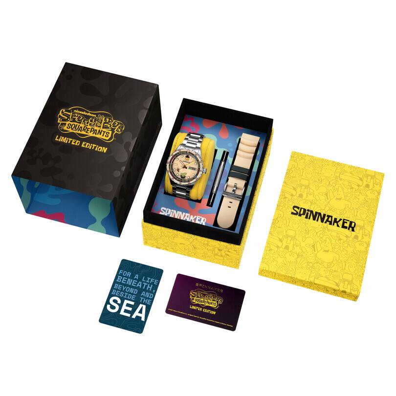 HASS SPONGEBOB SEARCH FOR SQUAREPANTS LIMITED EDITION SP-5171-11 Otomatik (Citizen Miyota 8205 Mekanizmalı) Erkek Kol Saati - Thumbnail