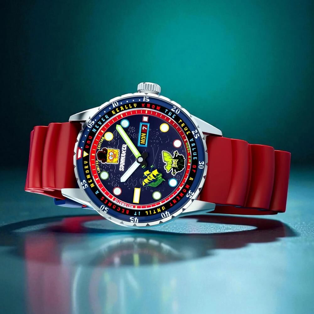 HASS SPONGEBOB SEARCH FOR SQUAREPANTS LIMITED EDITION SP-5171-22 Otomatik (Citizen Miyota 8205 Mekanizmalı) Erkek Kol Saati