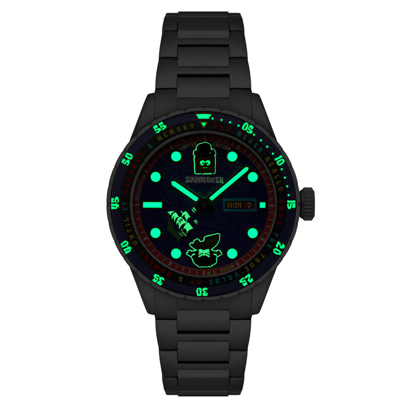 HASS SPONGEBOB SEARCH FOR SQUAREPANTS LIMITED EDITION SP-5171-22 Otomatik (Citizen Miyota 8205 Mekanizmalı) Erkek Kol Saati - Thumbnail