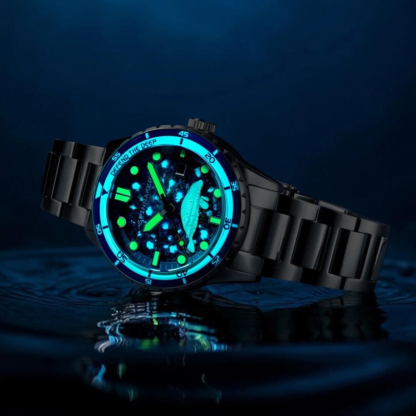  HASS 4 OCEAN LIMITED EDITION SP-5172-11 Otomatik (Citizen Miyota 8215 Mekanizmalı) Erkek Kol Saati - Thumbnail