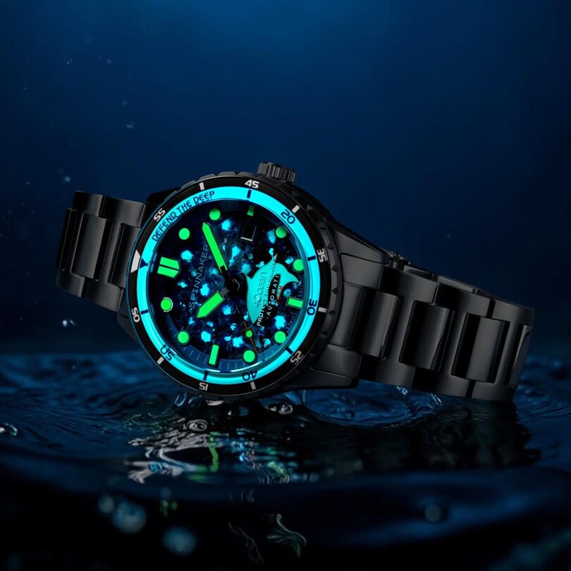  HASS 4 OCEAN LIMITED EDITION SP-5172-22 Otomatik (Citizen Miyota 8215 Mekanizmalı) Erkek Kol Saati - Thumbnail