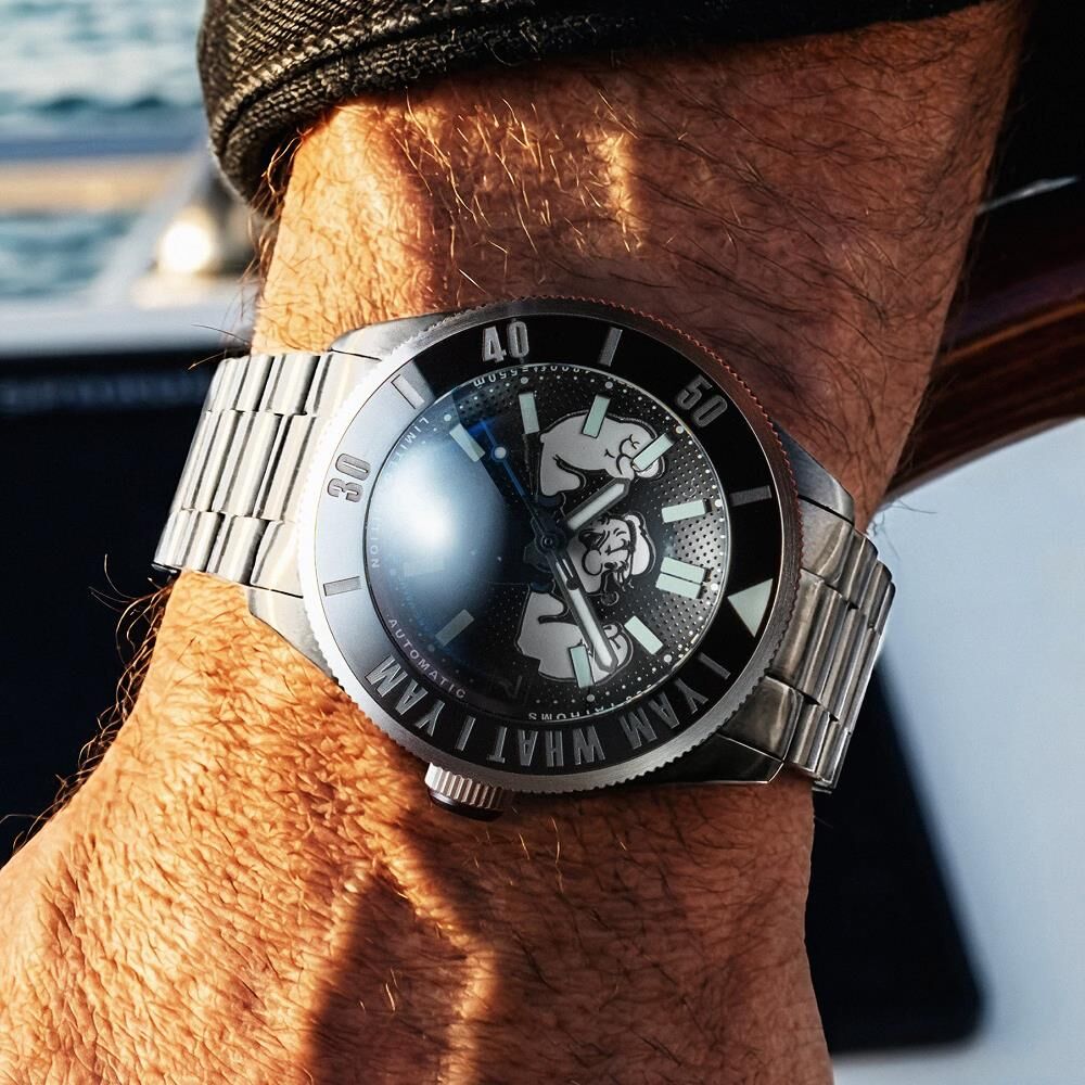 PICCARD POPEYE FOREARM FURY LIMITED EDITION SP-5173-11 Otomatik (Seiko NH35 Mekanizmalı) Erkek Kol Saati