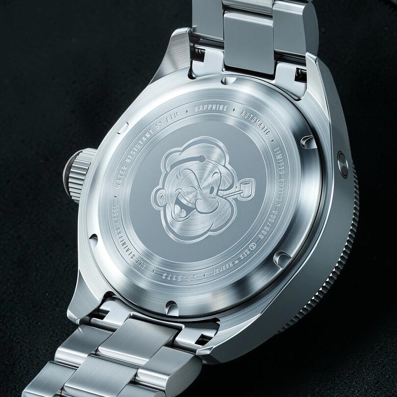 PICCARD POPEYE FOREARM FURY LIMITED EDITION SP-5173-11 Otomatik (Seiko NH35 Mekanizmalı) Erkek Kol Saati - Thumbnail