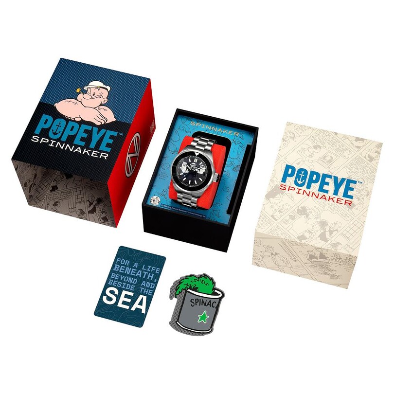 PICCARD POPEYE FOREARM FURY LIMITED EDITION SP-5173-11 Otomatik (Seiko NH35 Mekanizmalı) Erkek Kol Saati - Thumbnail