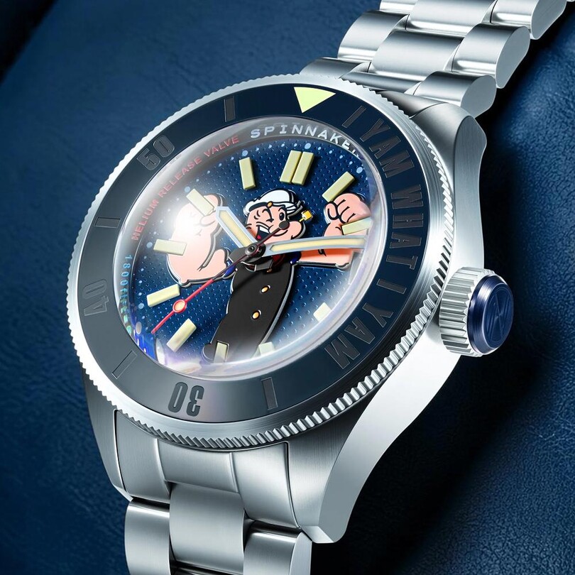 PICCARD POPEYE FOREARM FURY LIMITED EDITION SP-5173-22 Otomatik (Seiko NH35 Mekanizmalı) Erkek Kol Saati - Thumbnail