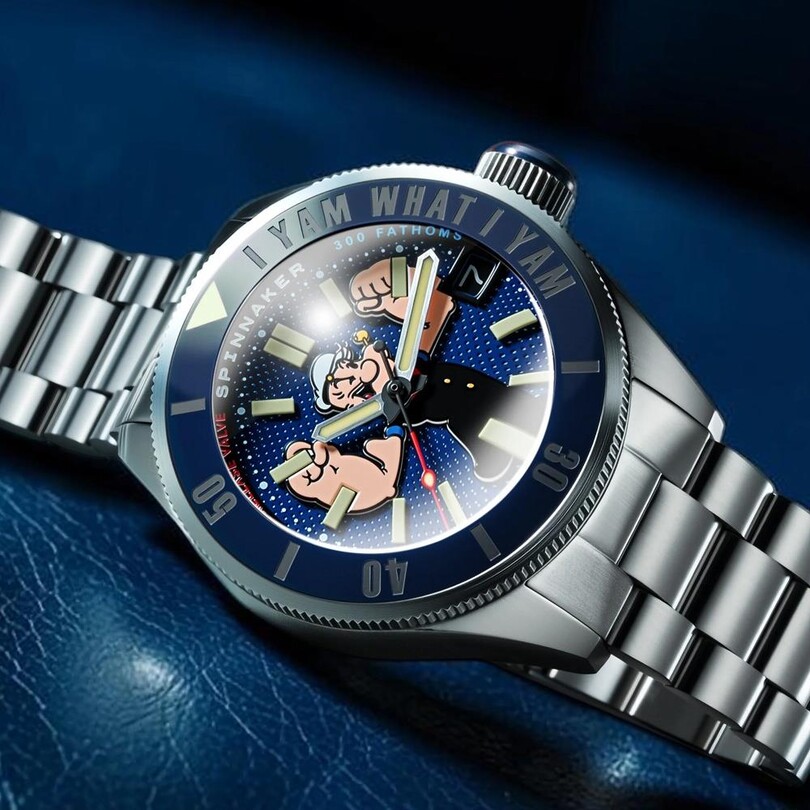 PICCARD POPEYE FOREARM FURY LIMITED EDITION SP-5173-22 Otomatik (Seiko NH35 Mekanizmalı) Erkek Kol Saati - Thumbnail