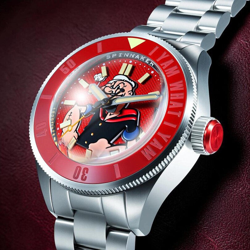 PICCARD POPEYE FOREARM FURY LIMITED EDITION SP-5173-33 Otomatik (Seiko NH35 Mekanizmalı) Erkek Kol Saati - Thumbnail