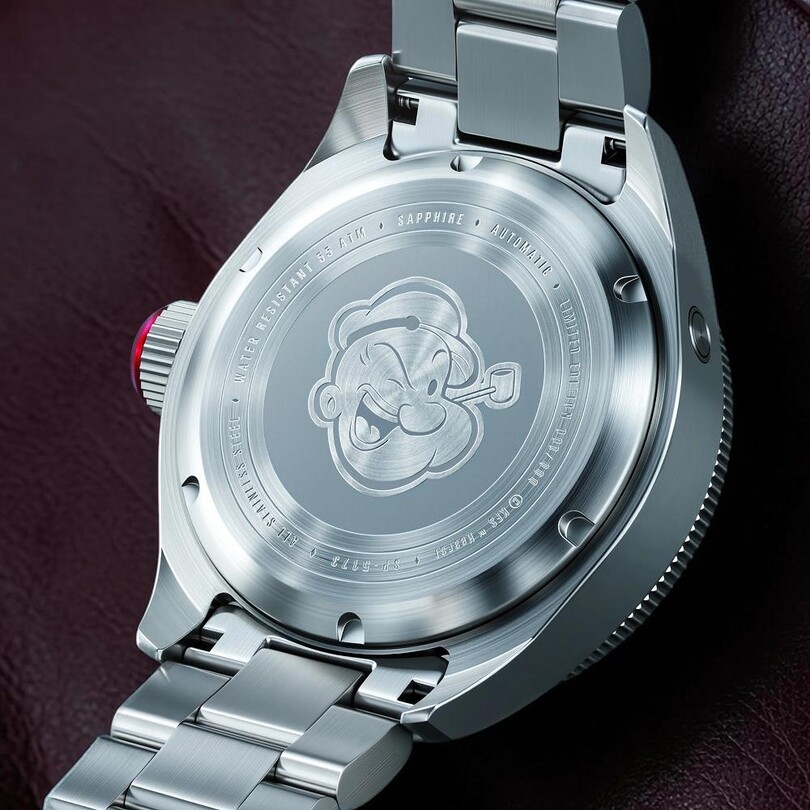 PICCARD POPEYE FOREARM FURY LIMITED EDITION SP-5173-33 Otomatik (Seiko NH35 Mekanizmalı) Erkek Kol Saati - Thumbnail