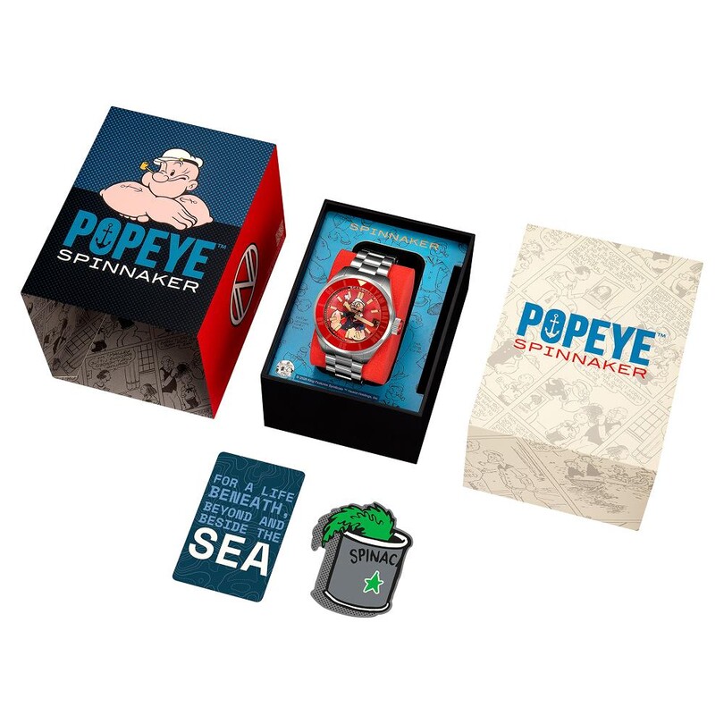 PICCARD POPEYE FOREARM FURY LIMITED EDITION SP-5173-33 Otomatik (Seiko NH35 Mekanizmalı) Erkek Kol Saati - Thumbnail