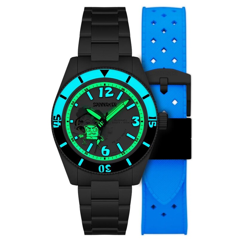 FLEUSS AUTOMATIC SPONGEBOB SQUAREPANTS DOODLEBOB LIMITED EDITION SP-5175-11 Otomatik (Seiko NH70 Mekanizmalı) Erkek Kol Saati - Thumbnail
