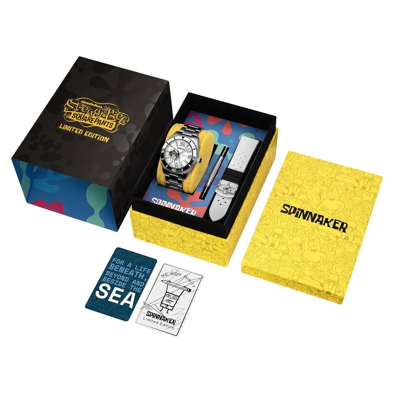 FLEUSS AUTOMATIC SPONGEBOB SQUAREPANTS DOODLEBOB LIMITED EDITION SP-5175-11 Otomatik (Seiko NH70 Mekanizmalı) Erkek Kol Saati - Thumbnail