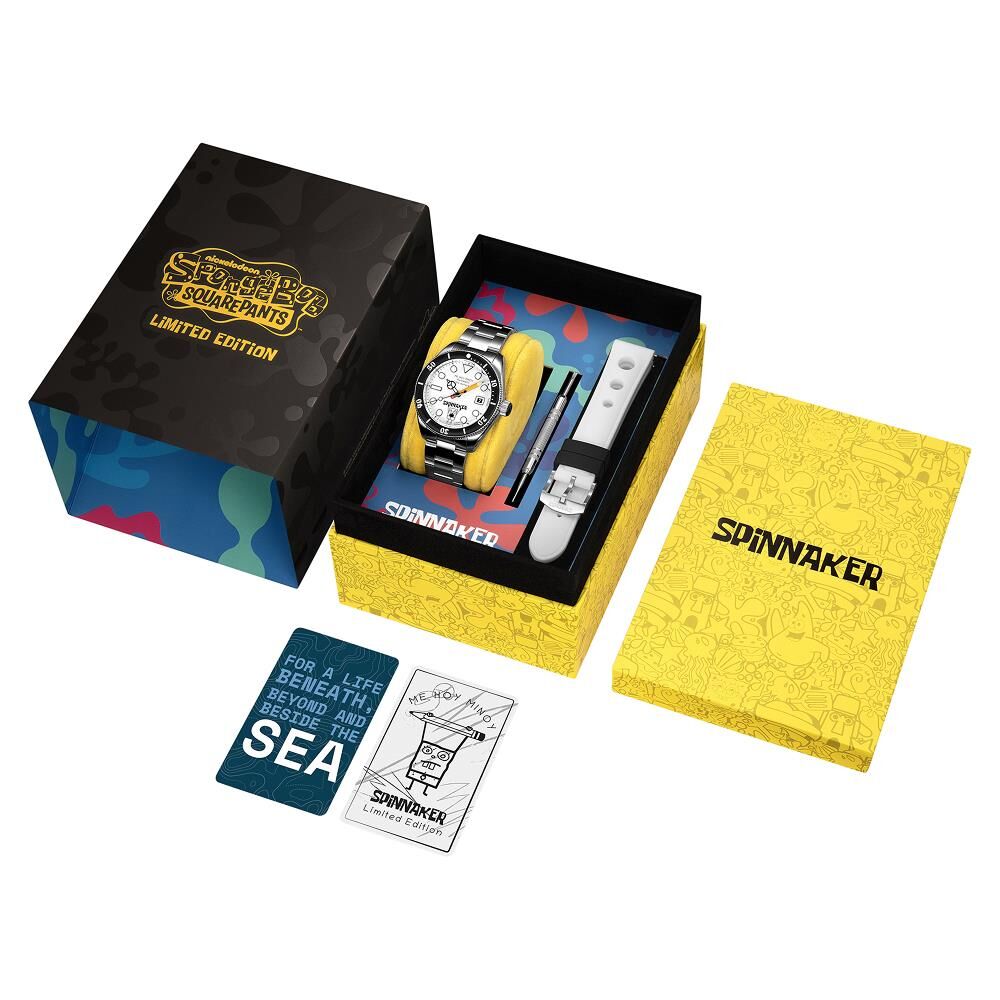 CROFT MID-SIZE SPONGEBOB SQUAREPANTS DOODLEBOB LIMITED EDITION SP-5176-11 Otomatik (Citizen Miyota 8215 Mekanizmalı) Erkek Kol Saati