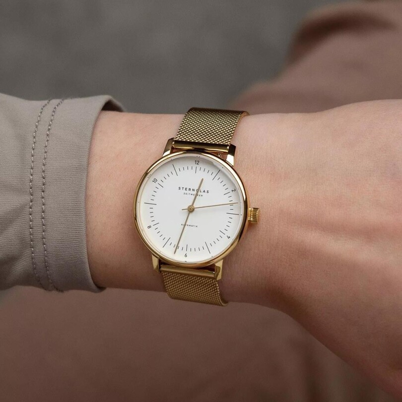 STERNGLAS NAOS XS S02-ND02-MI07 Otomatik (Citizen Miyota 6T15 Mekanizmalı) Kadın Kol Saati - 5