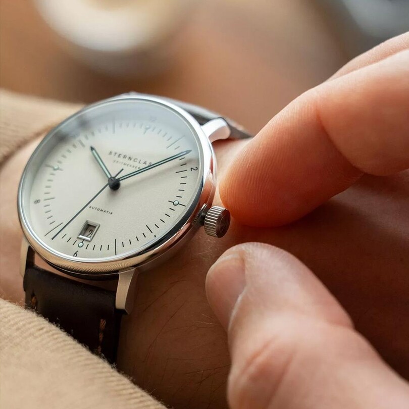 STERNGLAS S02-NP26-BR03 Erkek Kol Saati - Thumbnail