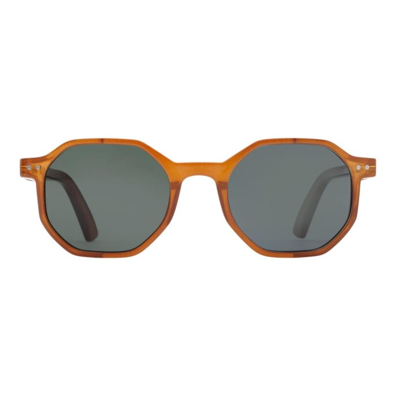 SUN'S GOOD - Sun's Good The Octagon Kahverengi Unisex Güneş Gözlüğü