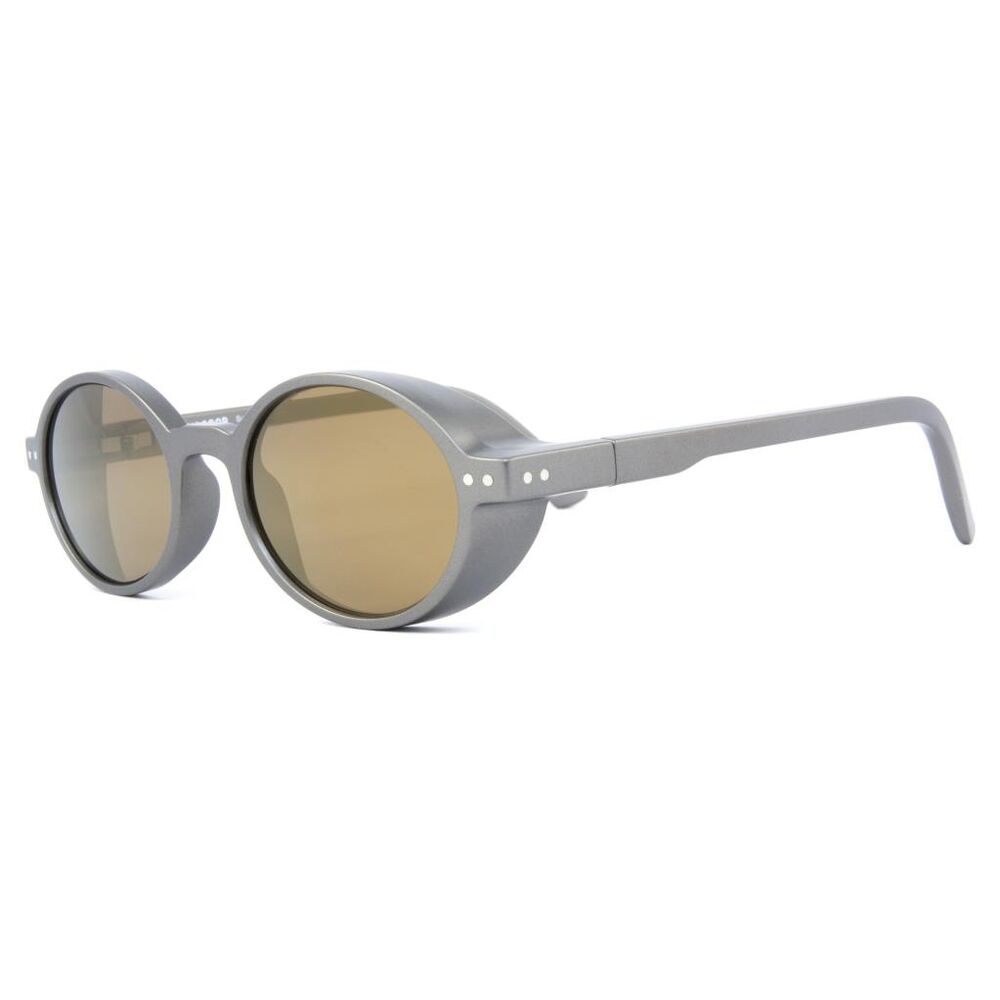 Sun's Good The Oval Gri Altın Aynalı Unisex Güneş Gözlüğü
