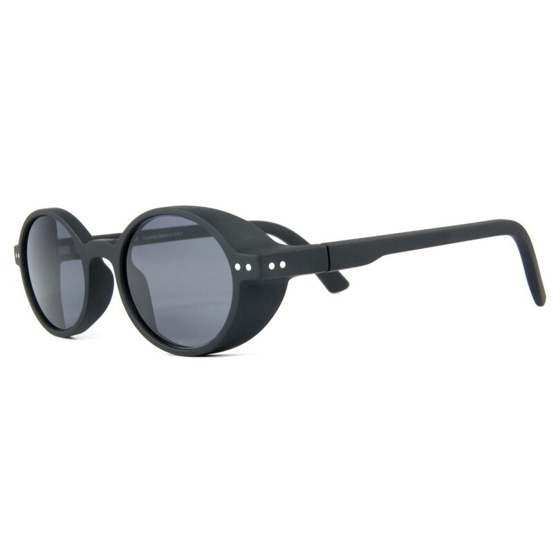 Sun's Good The Oval Mat Siyah Polarize Unisex Güneş Gözlüğü - Thumbnail