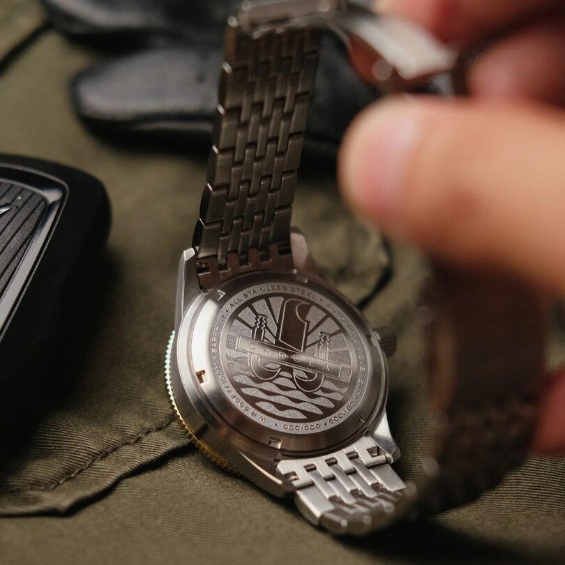 TAHITI LIMITED EDITION BAVARIAN GREEN CD-1006-66 Otomatik Erkek Kol Saati - Thumbnail