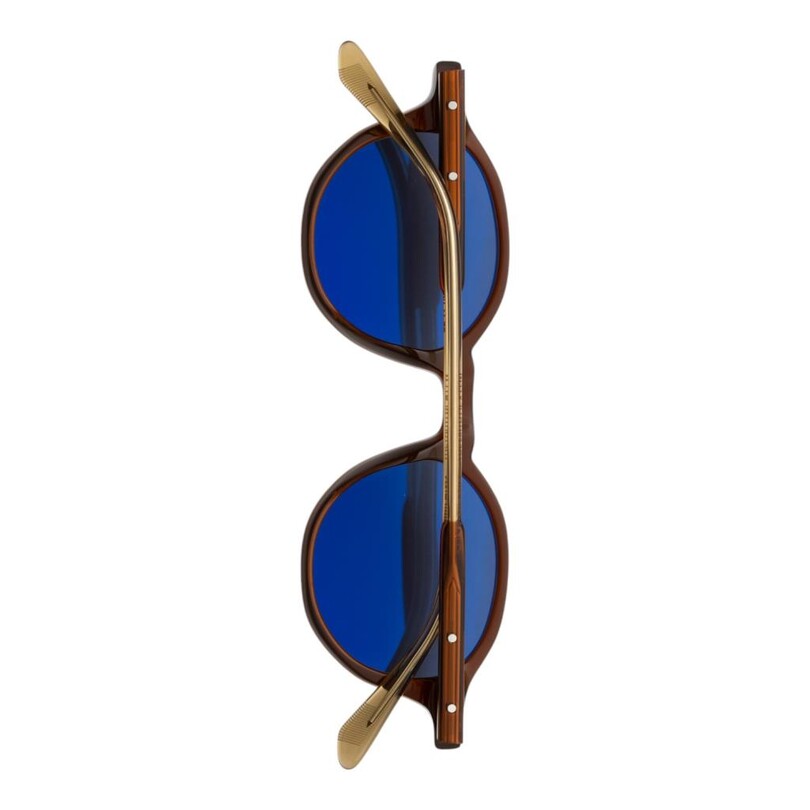 Unique Design Milano Hook Kahverengi Unisex Güneş Gözlüğü - Thumbnail