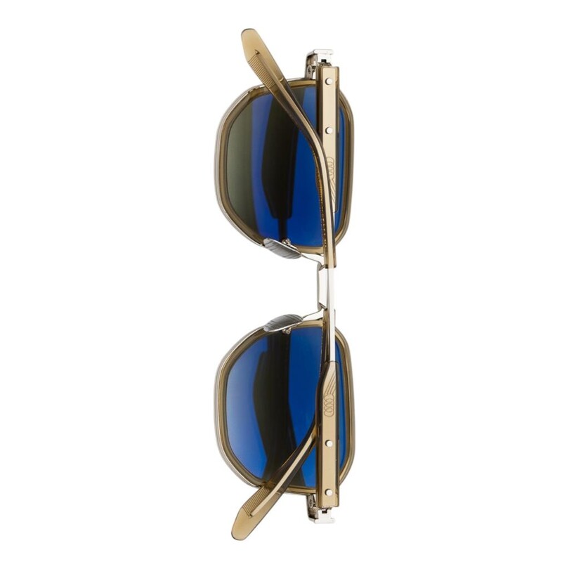 Unique Design Milano Ny Lights Bal Rengi Gümüş Unisex Güneş Gözlüğü - Thumbnail
