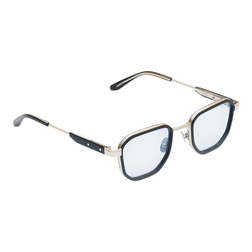 Unique Design Milano Ny Lights Gümüş Siyah Unisex Güneş Gözlüğü - Thumbnail