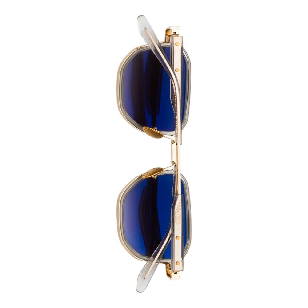 Unique Design Milano Ny Lights Şeffaf Altın Unisex Güneş Gözlüğü