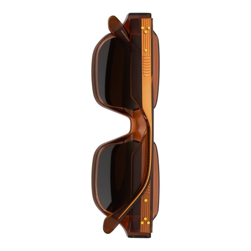 Unique Design Milano Revel Kahverengi Unisex Güneş Gözlüğü - Thumbnail