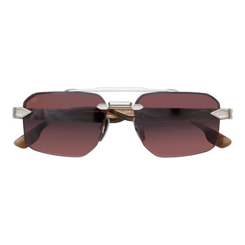 UDM - Unique Design Milano The Bright Gümüş Kahve Unisex Güneş Gözlüğü