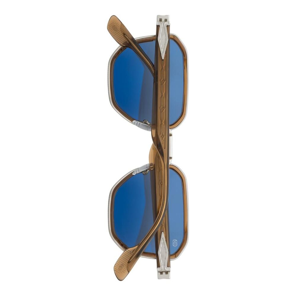 Unique Design Milano The Glowing Gümüş Kahverengi Unisex Güneş Gözlüğü