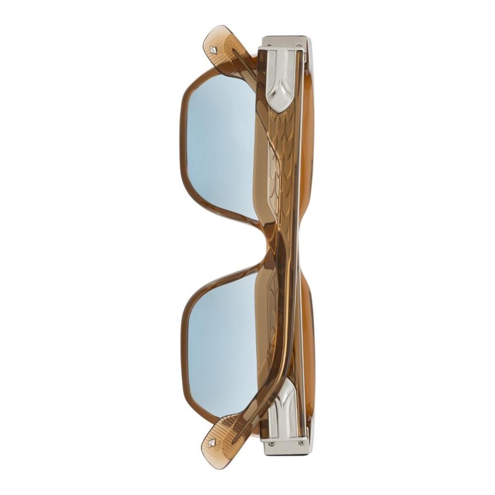 Unique Design Milano The Spark 22k Beyaz Altın Kahverengi Unisex Güneş Gözlüğü