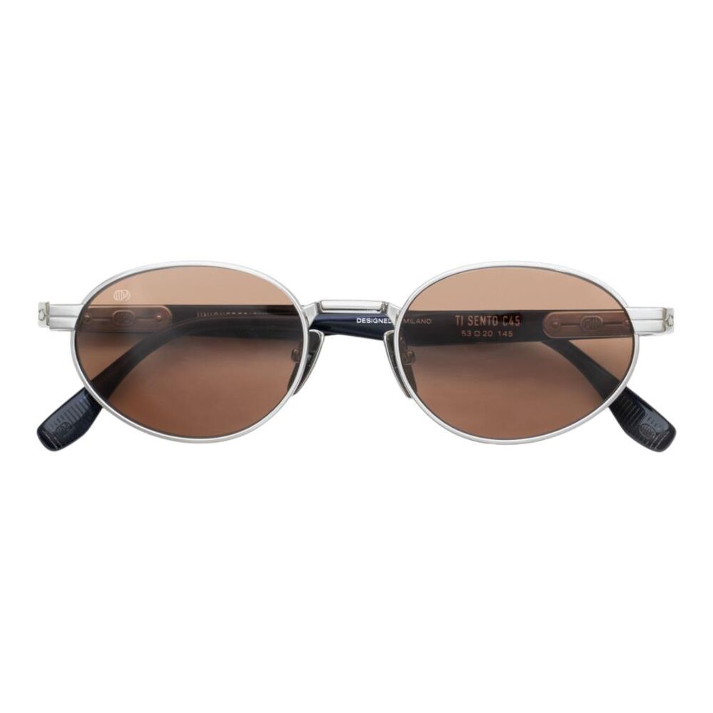 Unique Design Milano Ti Sento Gümüş Siyah Unisex Güneş Gözlüğü