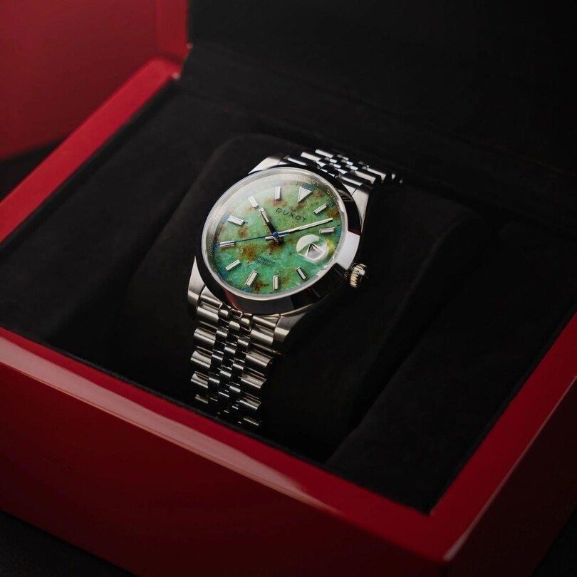 VEZETO LIME GREEN GEMSTONE LIMITED EDITION DX-2061-55 Erkek Kol Saati - Thumbnail