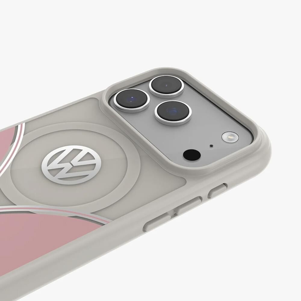 Volkswagen iPhone 17 Pro Uyumlu Kılıf - Pudra Pembe