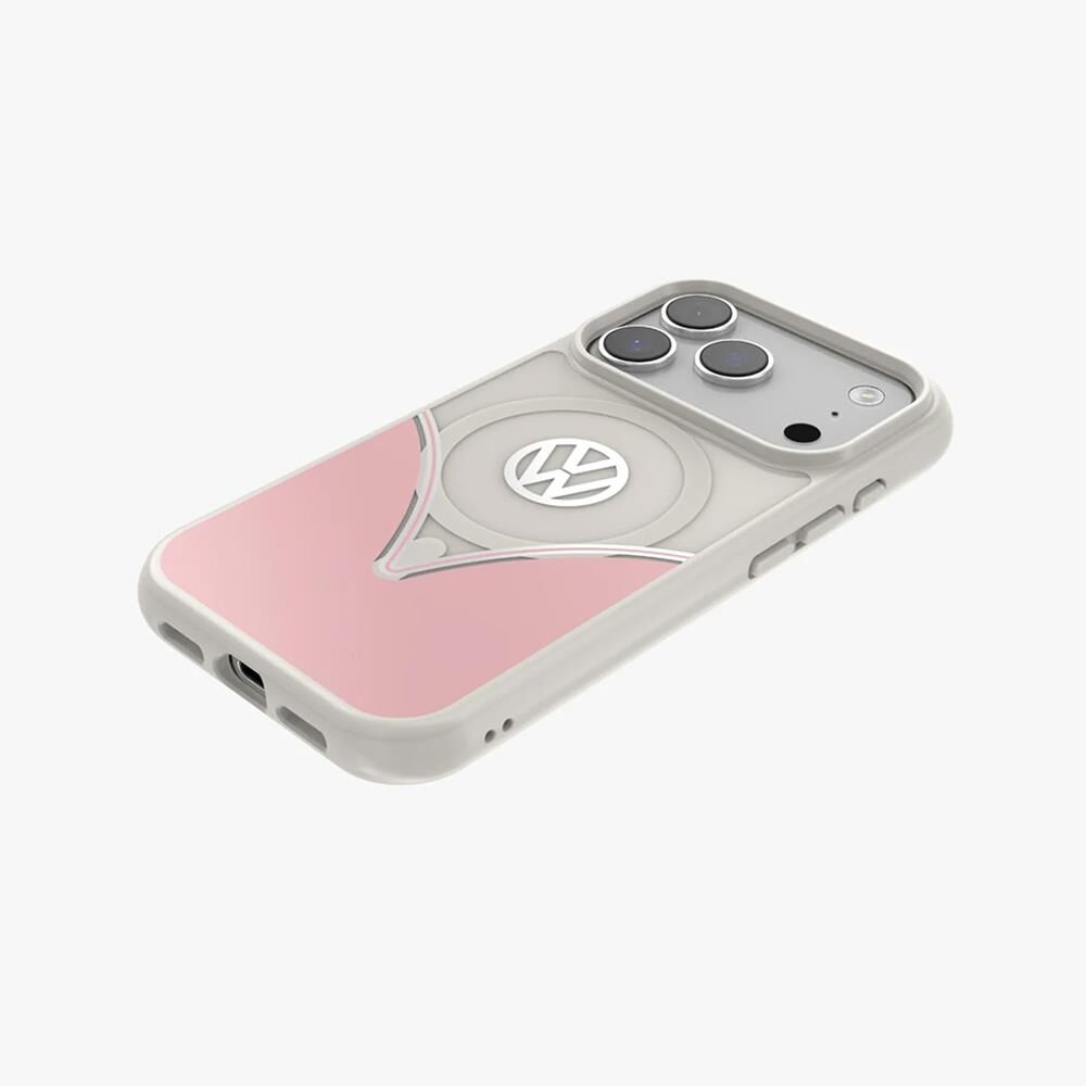 Volkswagen iPhone 17 Pro Uyumlu Kılıf - Pudra Pembe